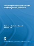 Cover: Challenges and Controversies in Management Research - Routledge