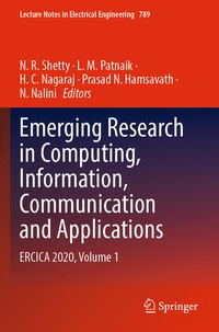 Enlarge image Cover: Emerging Research in Computing, Information, Communication and Applications - Springer