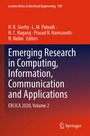 Cover: Emerging Research in Computing, Information, Communication and Applications - Springer