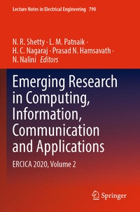 Enlarge image Cover: Emerging Research in Computing, Information, Communication and Applications - Springer