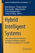 Cover: Hybrid Intelligent Systems - Springer