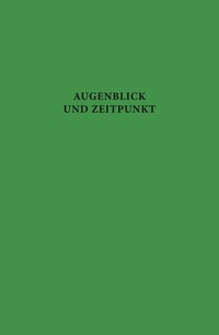 Enlarge image Cover: Augenblick und Zeitpunkt - wbg Academic in Herder