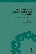 Cover: The Journals of Thomas Babington Macaulay Vol 2 - Routledge