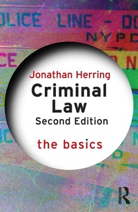 Abbildung von: Criminal Law: The Basics - Routledge