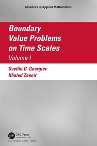 Abbildung von: Boundary Value Problems on Time Scales, Volume I - Chapman & Hall/CRC