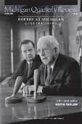 Cover: Michigan Quarterly Review: Vol. 57, No. 1 - Michigan Publishing Services