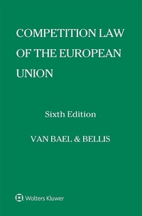 Abbildung von: Competition Law of the European Union - Kluwer Law International