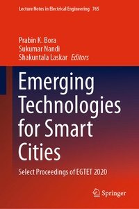 Enlarge image Cover: Emerging Technologies for Smart Cities - Springer
