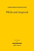 Cover: Pflicht und Anspruch - Mohr Siebeck