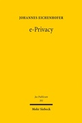 Cover: e-Privacy - Mohr Siebeck