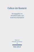 Cover: Cohen im Kontext - Mohr Siebeck