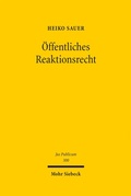Cover: &Ouml;ffentliches Reaktionsrecht - Mohr Siebeck