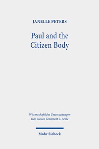 Abbildung von: Paul and the Citizen Body - Mohr Siebeck