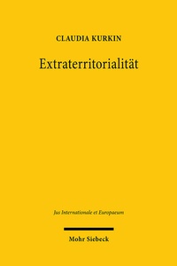 Abbildung von: Extraterritorialitaet - Mohr Siebeck