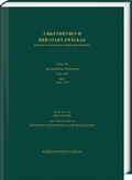 Cover: Urkundenbuch der Stadt Zwickau - Harrassowitz Verlag