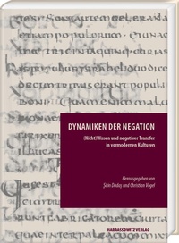 Enlarge image Cover: Dynamiken der Negation - Harrassowitz Verlag