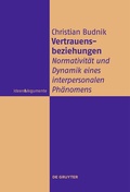 Cover: Vertrauensbeziehungen - De Gruyter