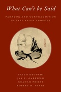 Cover: What Can't be Said - OUP eBook
