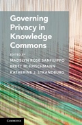 Cover: Governing Privacy in Knowledge Commons - Cambridge University Press