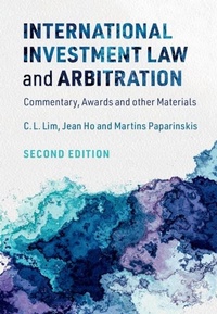 Abbildung von: International Investment Law and Arbitration - Cambridge University Press