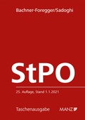 Cover: Strafprozessordnung StPO - Manz