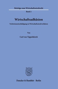 Abbildung von: Wirtschaftsadhäsion. - Duncker & Humblot