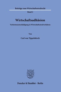Abbildung von: Wirtschaftsadhäsion. - Duncker & Humblot