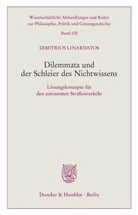 Abbildung von: Dilemmata und der Schleier des Nichtwissens. - Duncker & Humblot