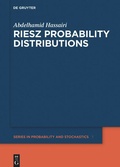 Cover: Riesz Probability Distributions - De Gruyter
