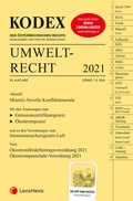 Cover: KODEX Umweltrecht 2021 - LexisNexis Verlag ARD ORAC GmbH