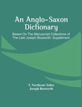 Cover: An Anglo-Saxon Dictionary - ALPHA EDITION