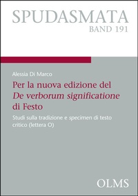 Abbildung von: Per la nuova edizione del De verborum significatione di Festo - Georg Olms Verlag