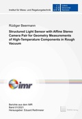 Cover: Structured Light Sensor with Affine Stereo Camera Pair for Geometry Measurements of High-Temperature Components in Rough Vacuum - TEWISS