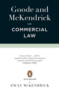 Cover: Goode and McKendrick on Commercial Law - Penguin Books Ltd
