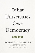 Cover: What Universities Owe Democracy - Johns Hopkins University Press
