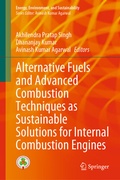 Cover: Alternative Fuels and Advanced Combustion Techniques as Sustainable Solutions for Internal Combustion Engines - Springer