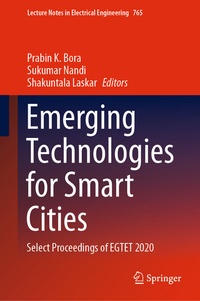Enlarge image Cover: Emerging Technologies for Smart Cities - Springer