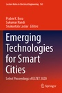 Cover: Emerging Technologies for Smart Cities - Springer