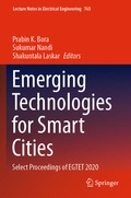 Cover: Emerging Technologies for Smart Cities - Springer