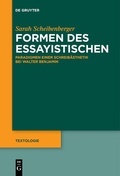 Bild: Formen des Essayistischen - De Gruyter