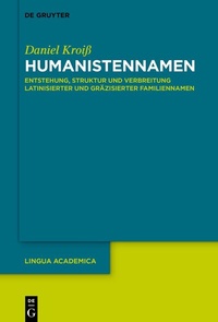 Abbildung von: Humanistennamen - De Gruyter