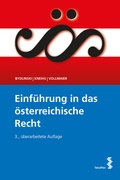 Cover: Einf&uuml;hrung in das &ouml;sterreichische Recht - Facultas