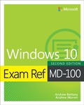 Cover: Exam Ref MD-100 Windows 10 - Addison Wesley