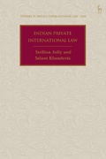 Cover: Indian Private International Law - Hart Publishing