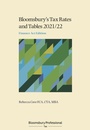 Cover: Tax Rates and Tables 2021/22: Finance Act edition - Bloomsbury Professional