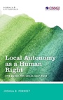 Cover: Local Autonomy as a Human Right - Rowman & Littlefield Publishers