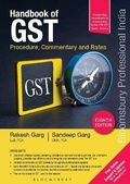 Cover: Handbook of GST Procedure, Commentary and Rates, 8e - Bloomsbury Professional