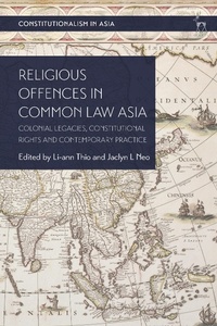 Abbildung von: Religious Offences in Common Law Asia - Hart Publishing