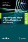 Cover: Edge Computing and IoT: Systems, Management and Security - Springer