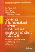 Cover: Proceedings of the International Conference on Industrial and Manufacturing Systems (CIMS-2020) - Springer